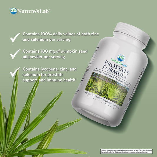 Nature's Lab Prostate Formula - 180 Capsules - Renee Lane Company
