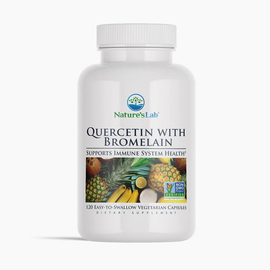 Nature's Lab Quercetin Bromelain - 120 Capsules - Renee Lane Company