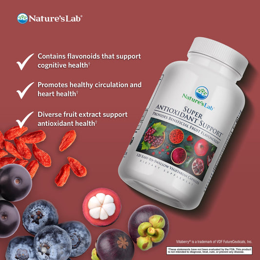Nature’s Lab Super Antioxidant Support - 120 capsules - Renee Lane Company