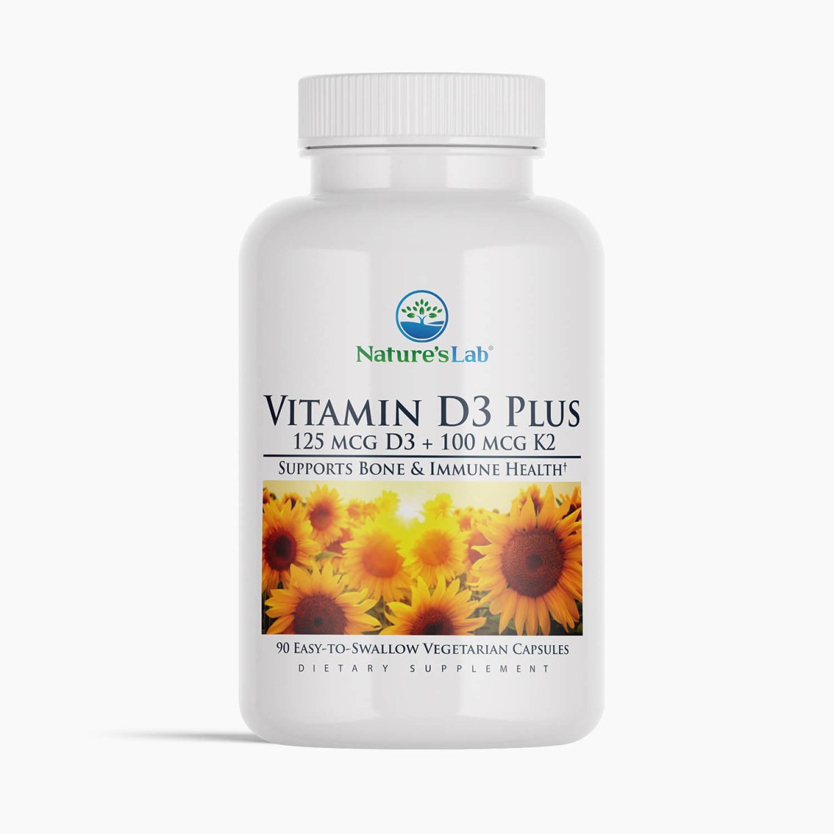 Nature's Lab Vitamin D3 Plus - 90 Capsules - Renee Lane Company