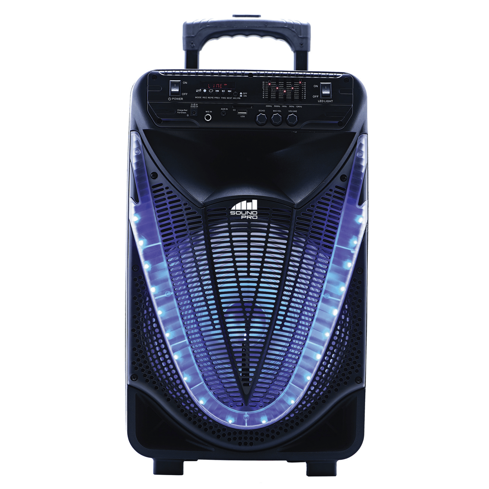 Naxa Portable 12" Bluetooth Party Speaker with Disco Lights - Renee Lane Company