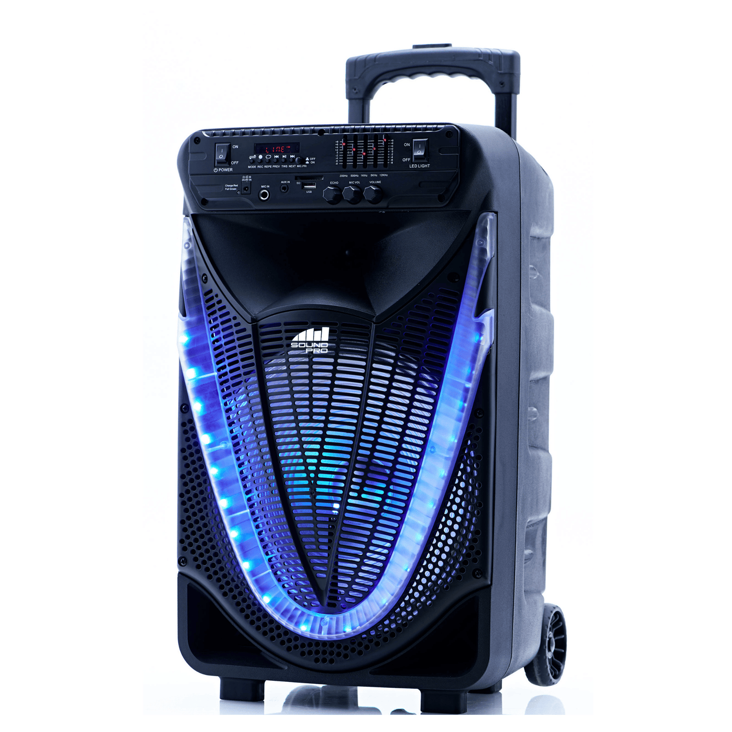 Naxa Portable 12" Bluetooth Party Speaker with Disco Lights - Renee Lane Company
