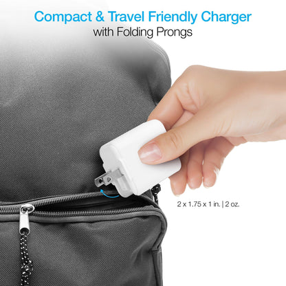 Naztech 20W PD Wall Charger + USB-C to Lightning 4ft Cable - Renee Lane Company