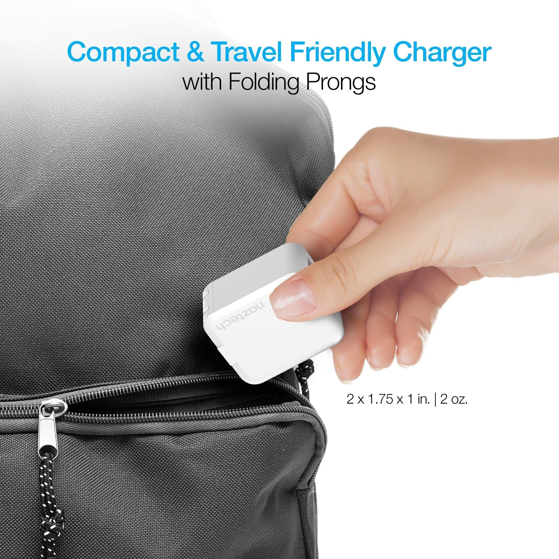 Naztech 30W USB-C PD Dual Output Fast Wall Charger - Renee Lane Company
