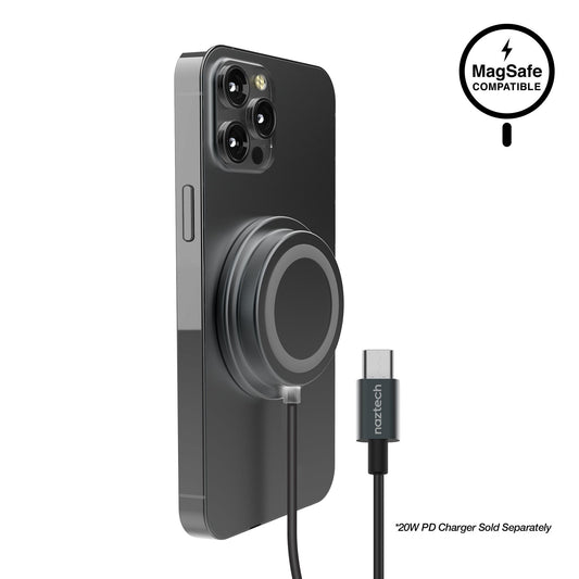 Naztech Alloy Magnetic 15W Wireless Fast Charger - Renee Lane Company
