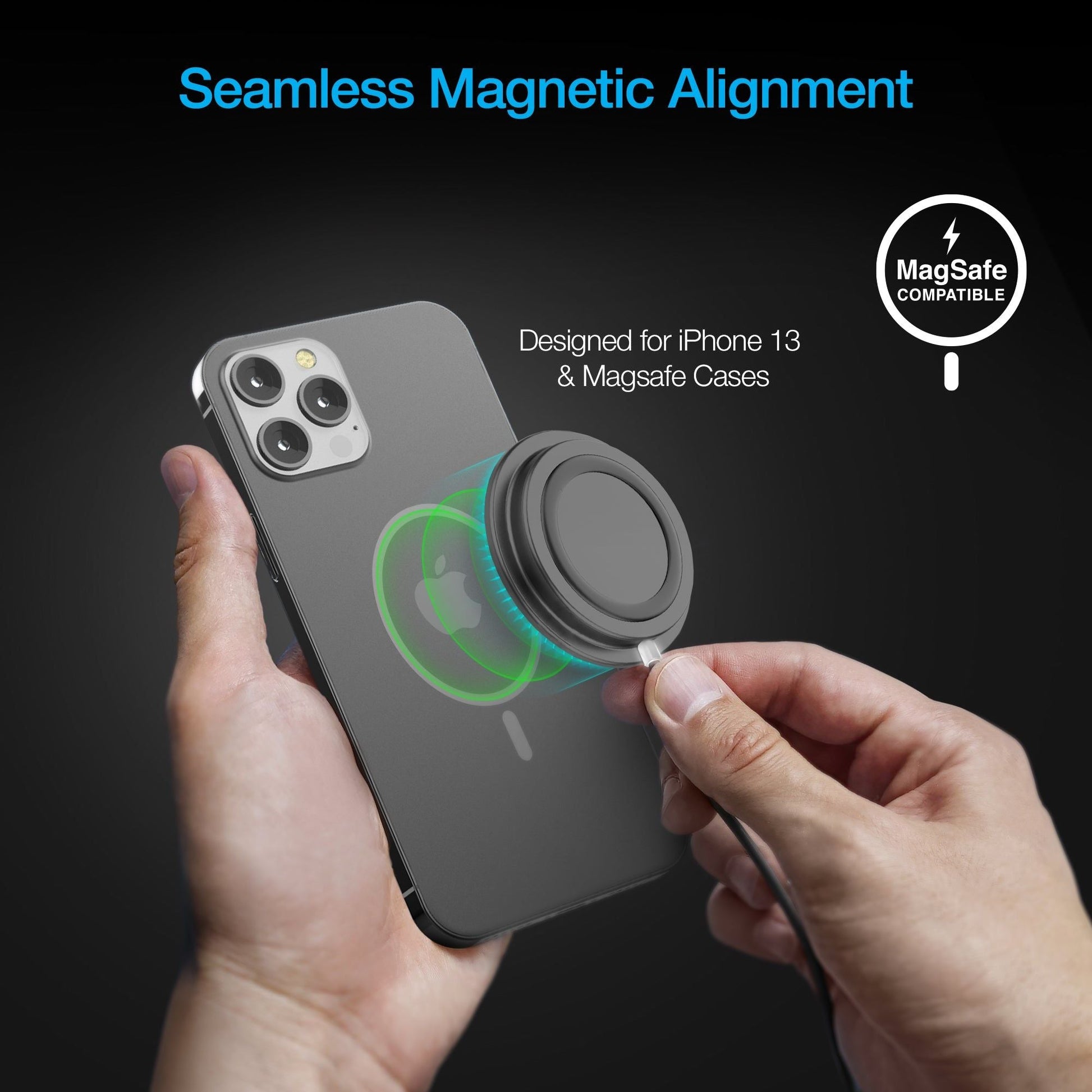 Naztech Alloy Magnetic 15W Wireless Fast Charger - Renee Lane Company