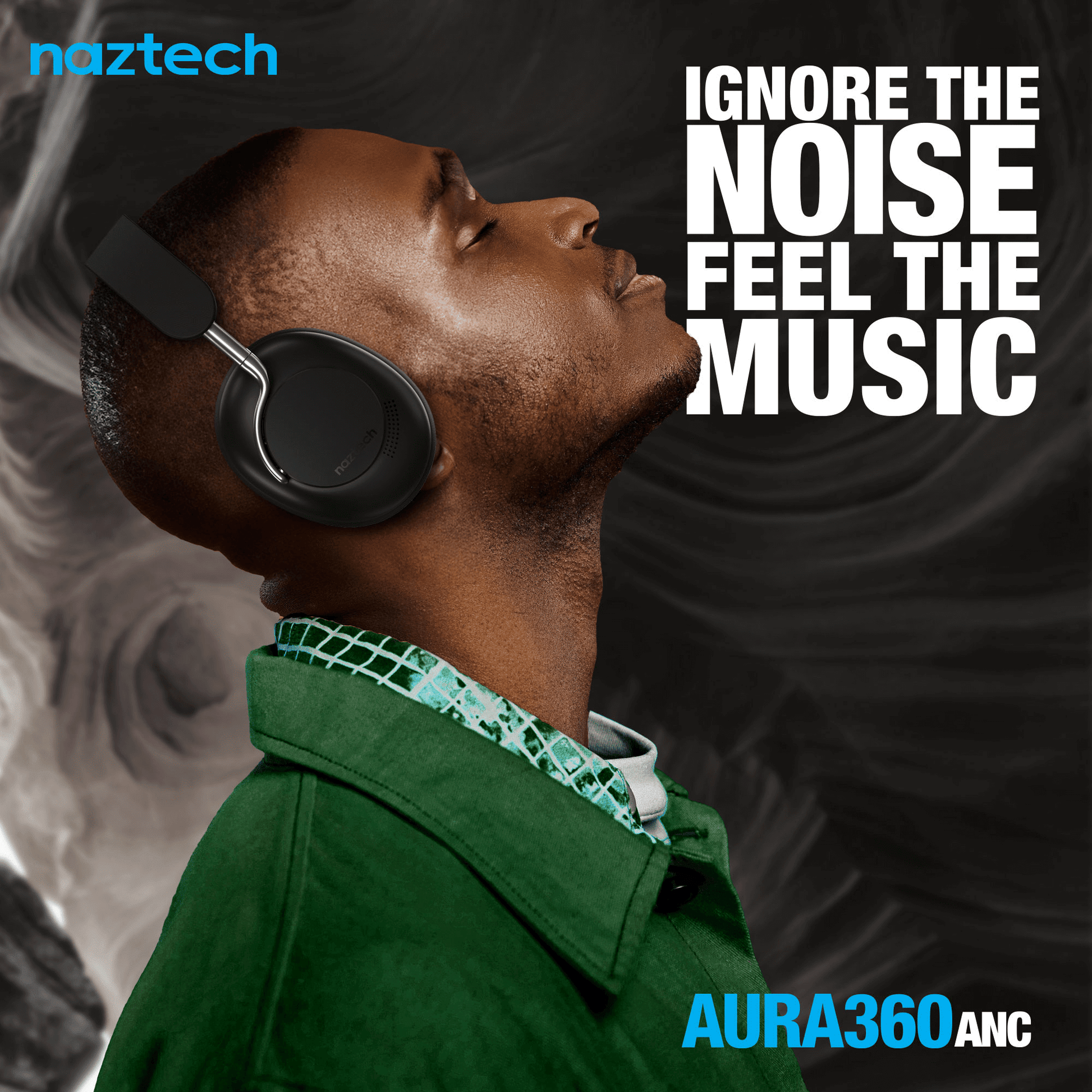 Naztech Aura 360 ANC Wireless Headphones - Renee Lane Company