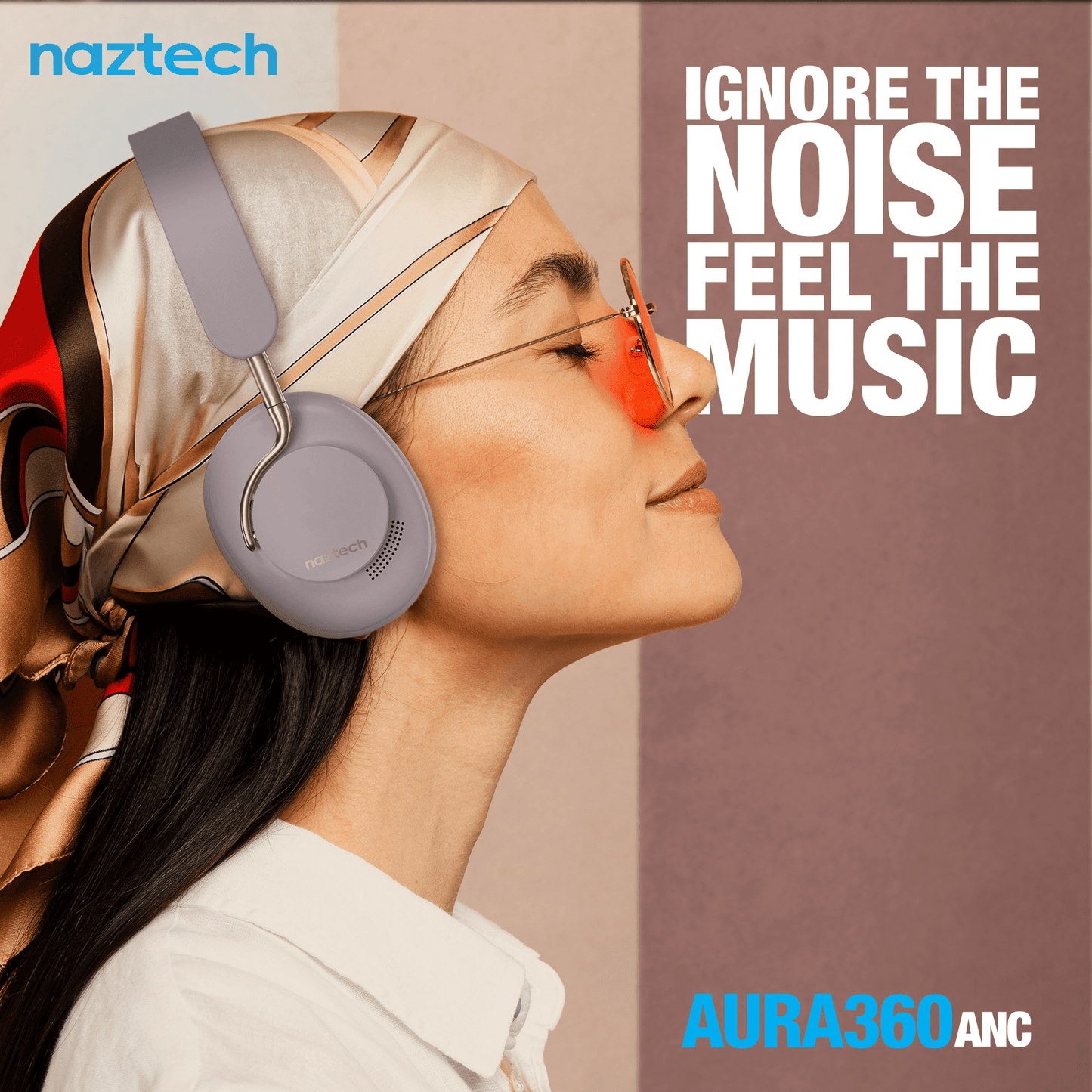 Naztech Aura 360 ANC Wireless Headphones - Renee Lane Company