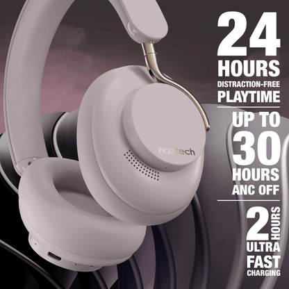 Naztech Aura 360 ANC Wireless Headphones - Renee Lane Company