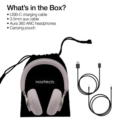 Naztech Aura 360 ANC Wireless Headphones - Renee Lane Company