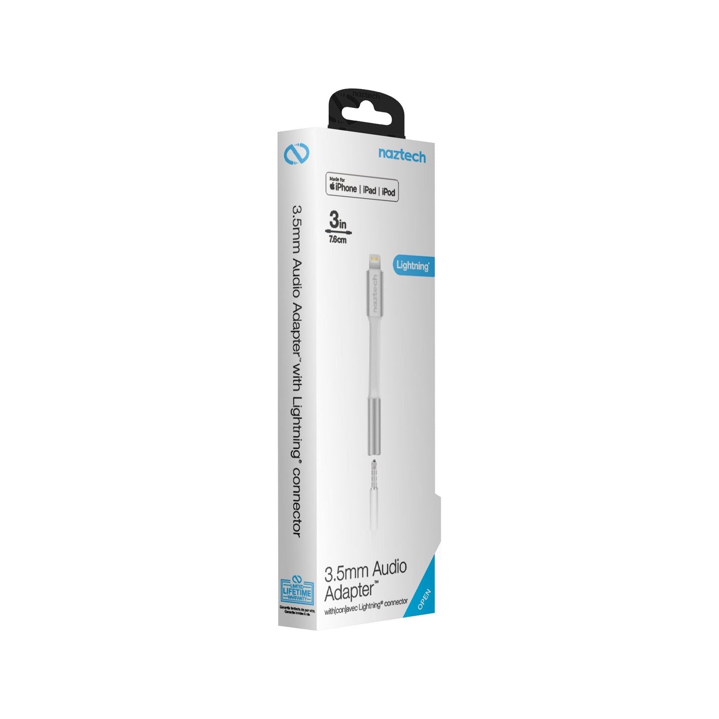 Naztech MFi Lightning to 3.5mm Adapter - Renee Lane Company