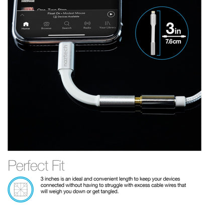 Naztech MFi Lightning to 3.5mm Adapter - Renee Lane Company
