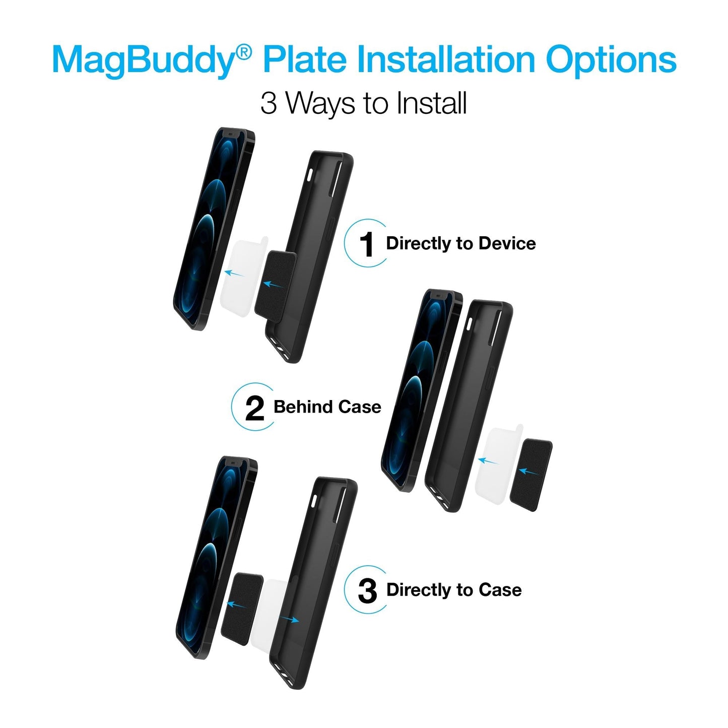 Naztech MagBuddy Universal Metal Plates - Renee Lane Company
