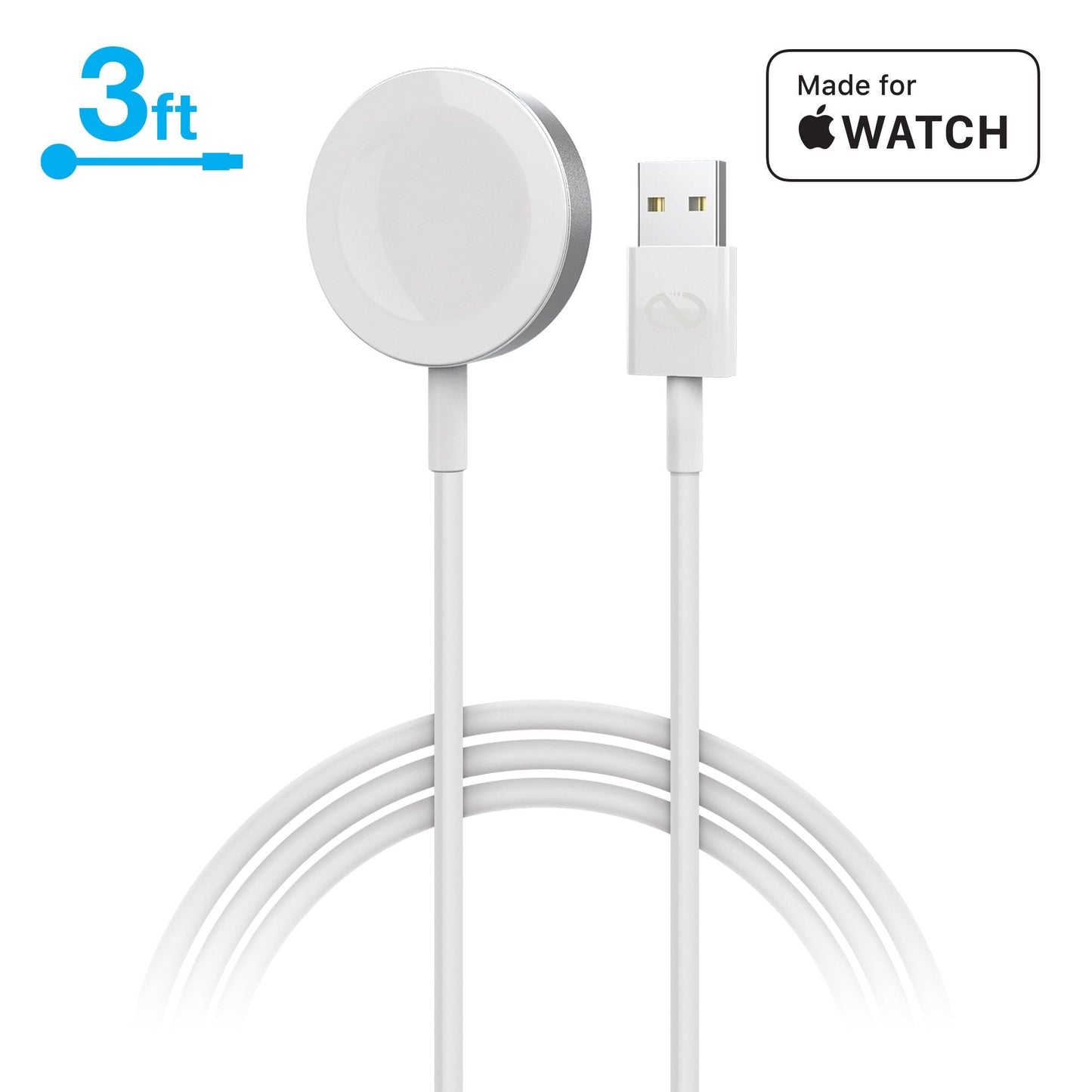 Naztech Magnetic Charging Cable for Apple Watch 3ft - Renee Lane Company