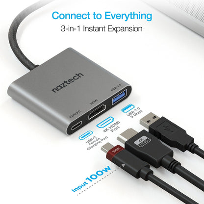 Naztech MaxDrive 3 Universal USB-C Hub - Renee Lane Company