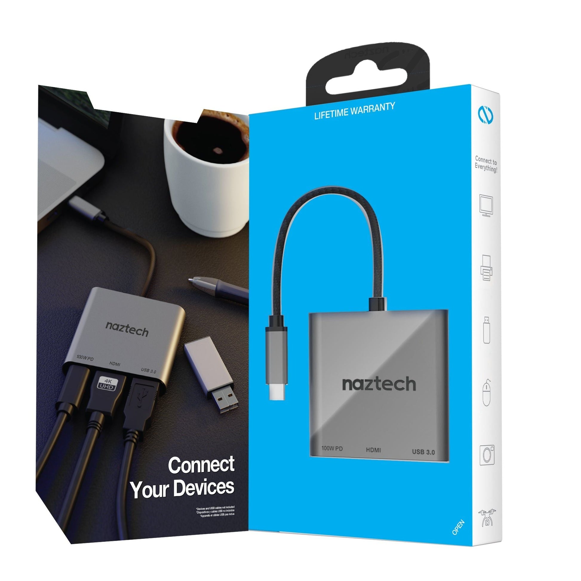 Naztech MaxDrive 3 Universal USB-C Hub - Renee Lane Company