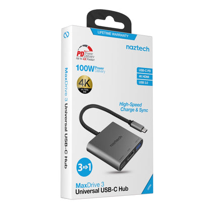 Naztech MaxDrive 3 Universal USB-C Hub - Renee Lane Company