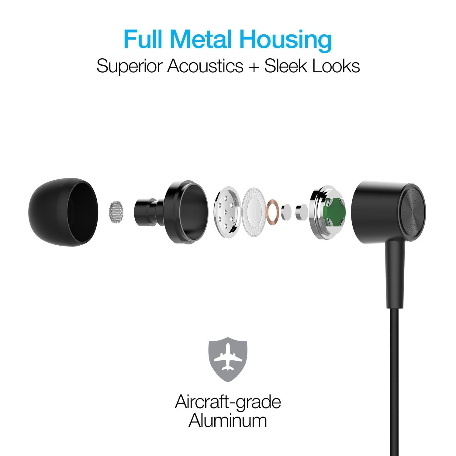 Naztech Platinum High Fidelity Lightning Earbuds - Renee Lane Company