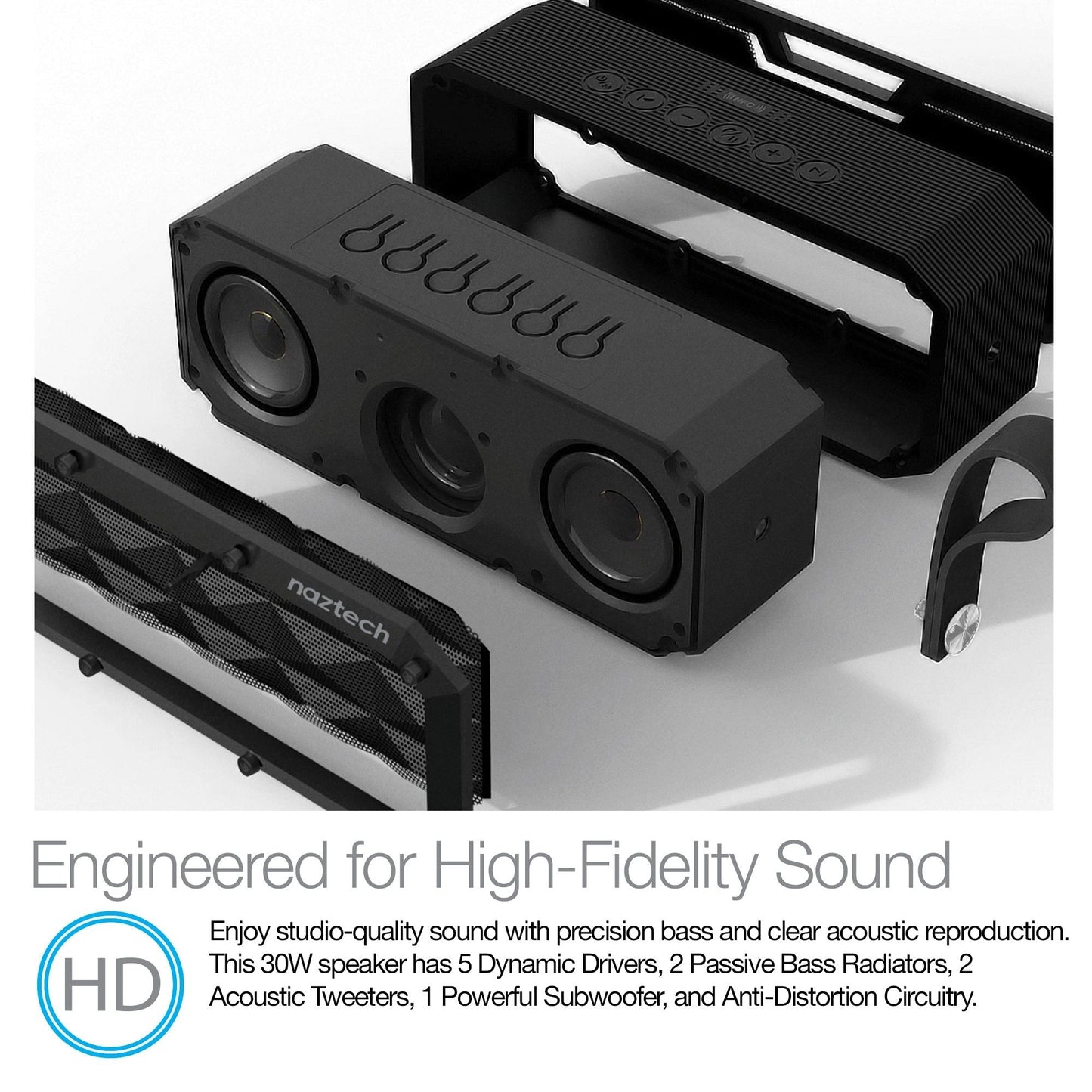 Naztech SoundBrick Wireless Speaker - Renee Lane Company