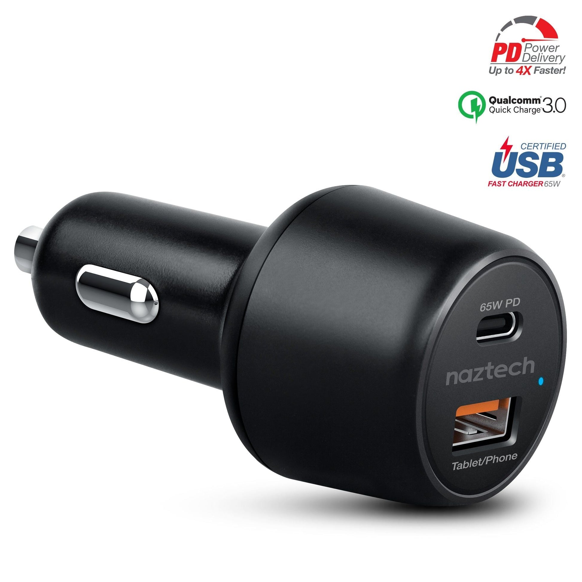Naztech SpeedMax65 PD65W + QC3 Car Charger - Renee Lane Company