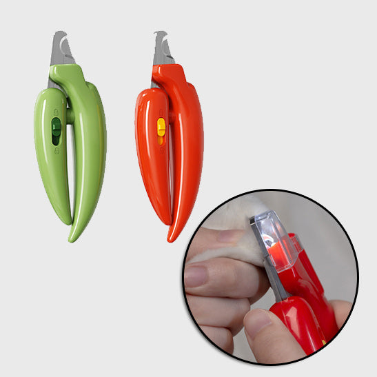 New LED Blood Line Pet Nail Clippers Cat Dog Pets Supplies - Renee Lane Company