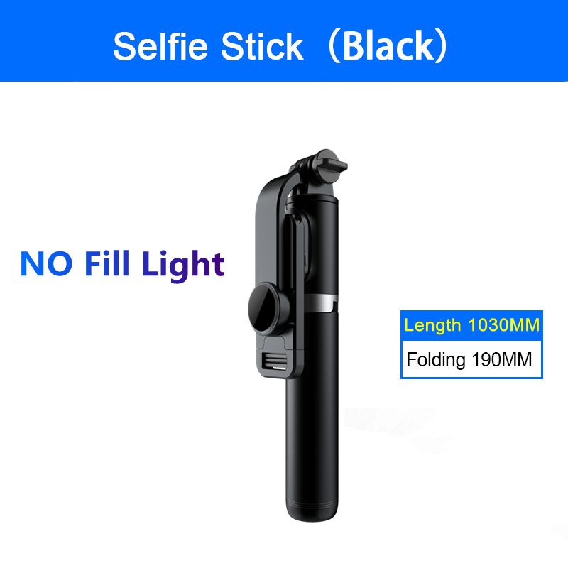 New Selfie Stick Bluetooth Wireless Remote Control Selfie With Fill Light Foldable Monopod Tripod for mobile Phone Holder - Renee Lane Company