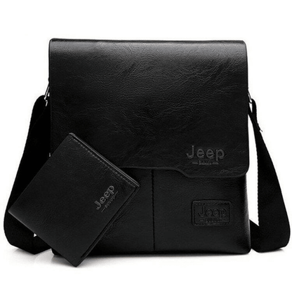 New Vertical Casual Briefcase Men's Business Document Bag Messenger Bag Shoulder Bag Card Bag Wallet - Renee Lane Company