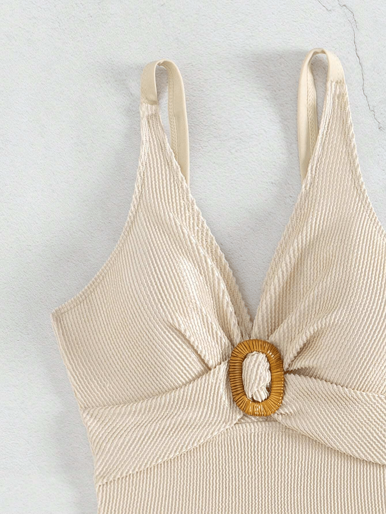 New sexy one-piece women's swimsuit covers the belly and makes you look slimmer, with a V-neck that exudes a sense of luxury - Renee Lane Company