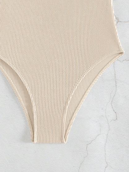 New sexy one-piece women's swimsuit covers the belly and makes you look slimmer, with a V-neck that exudes a sense of luxury - Renee Lane Company