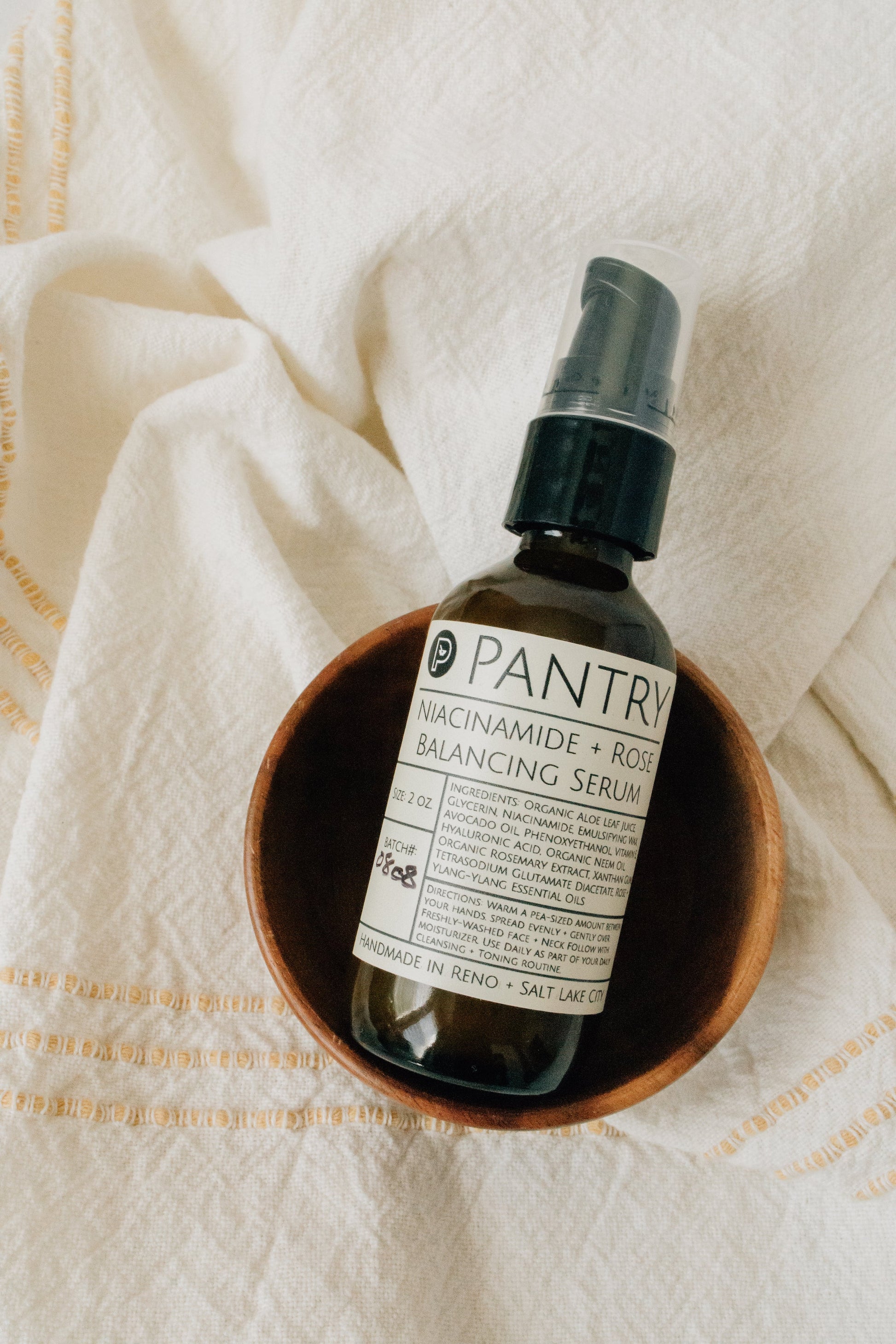 Niacinamide + Rose Facial Serum, 2 oz | Soften, Smooth, Balance + Brighten - Renee Lane Company