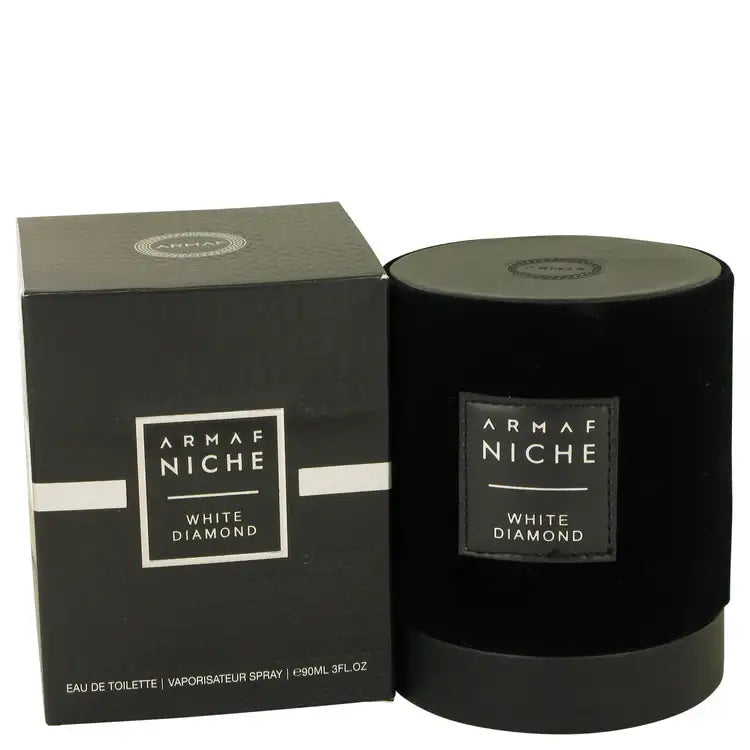 Men's eau de toilette spray set by Armaf: black bottle with round cap and matching box