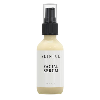 Nighttime Spa Bundle: 1-Skinful Facial Serum + 1-Skinful Facial Toner + 1-Skinful Facial Cleanser - Renee Lane Company