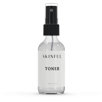 Nighttime Spa Bundle: 1-Skinful Facial Serum + 1-Skinful Facial Toner + 1-Skinful Facial Cleanser - Renee Lane Company