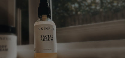 Nighttime Spa Bundle: 1-Skinful Facial Serum + 1-Skinful Facial Toner + 1-Skinful Facial Cleanser - Renee Lane Company