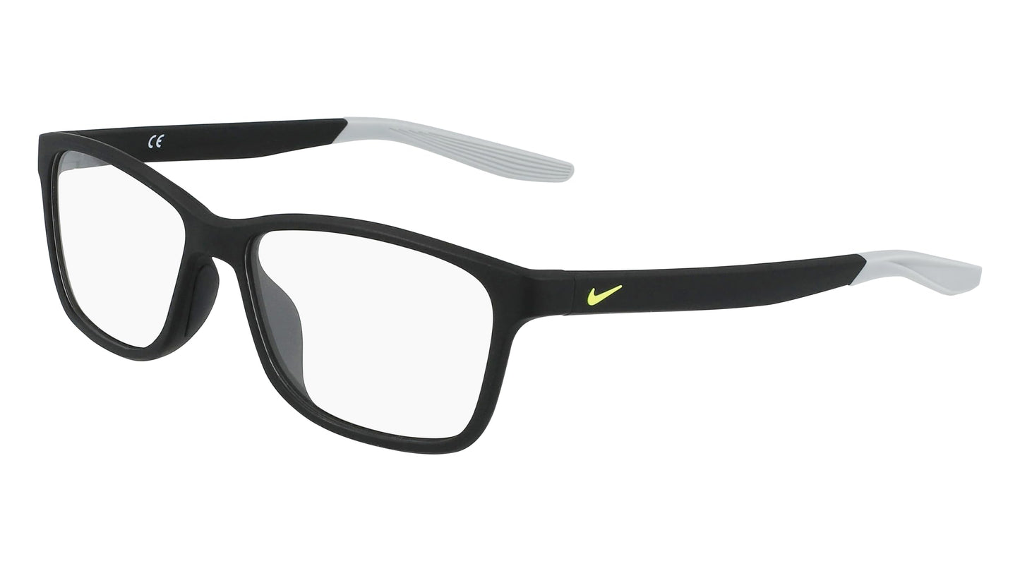 Nike 5048 001 Eyeglasses Matte Black Full Rim Rectangle Shape 49mm - Renee Lane Company