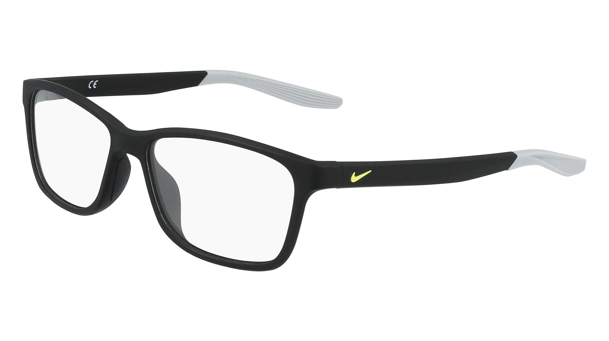 Nike 5048 001 Eyeglasses Matte Black Full Rim Rectangle Shape 49mm - Renee Lane Company