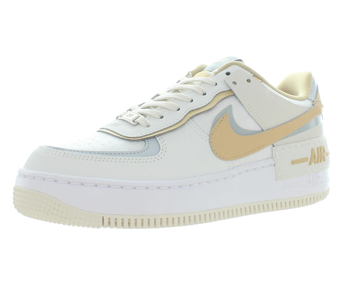 Nike Air Force 1 Shadow Summit White/Sesame-Wolf Grey Size 7.5 - Renee Lane Company