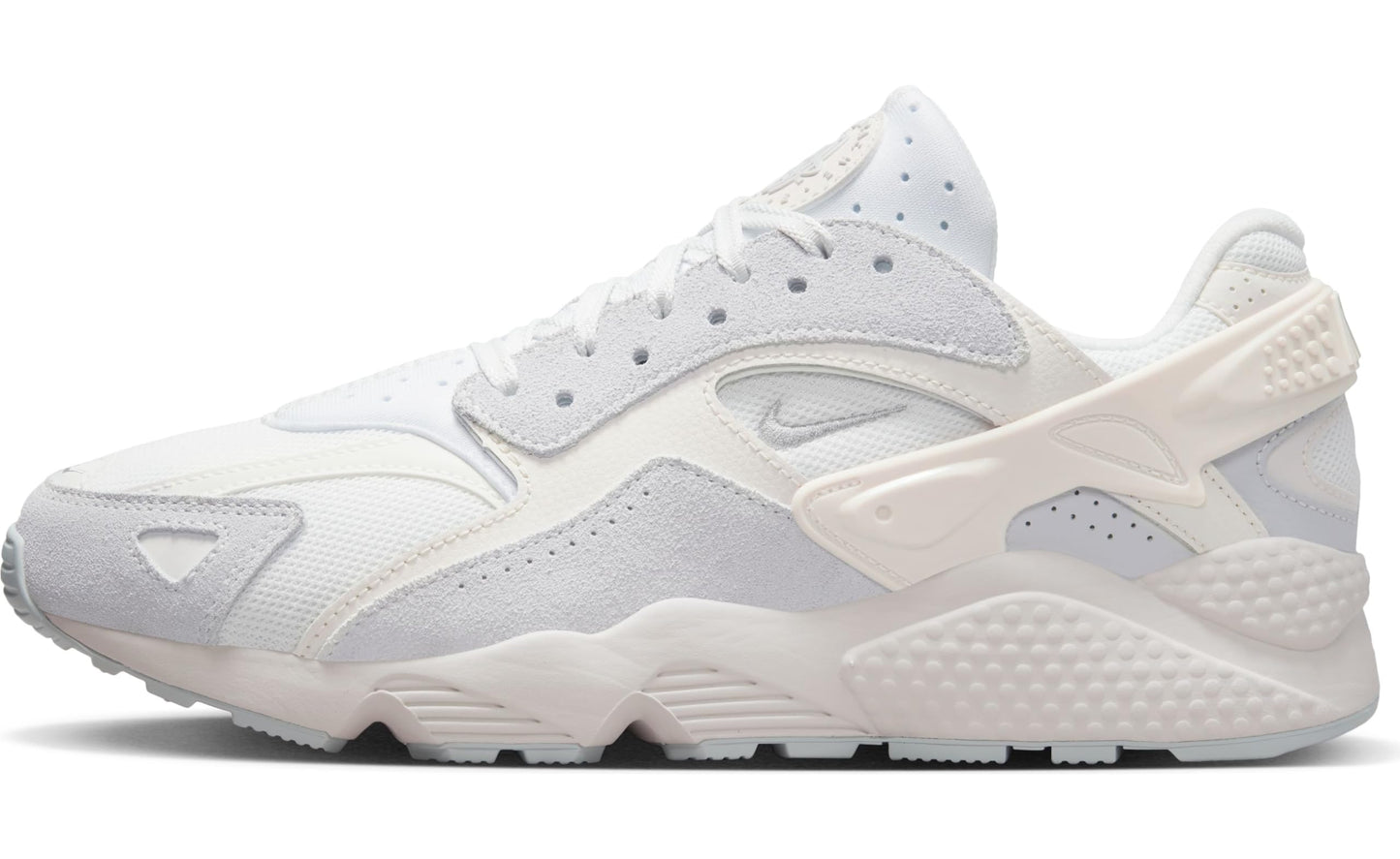 Nike Air Huarache Runner Mens Shoes (DZ3306-100 Summit White/White/Pure Platinum/) Size 8 - Renee Lane Company