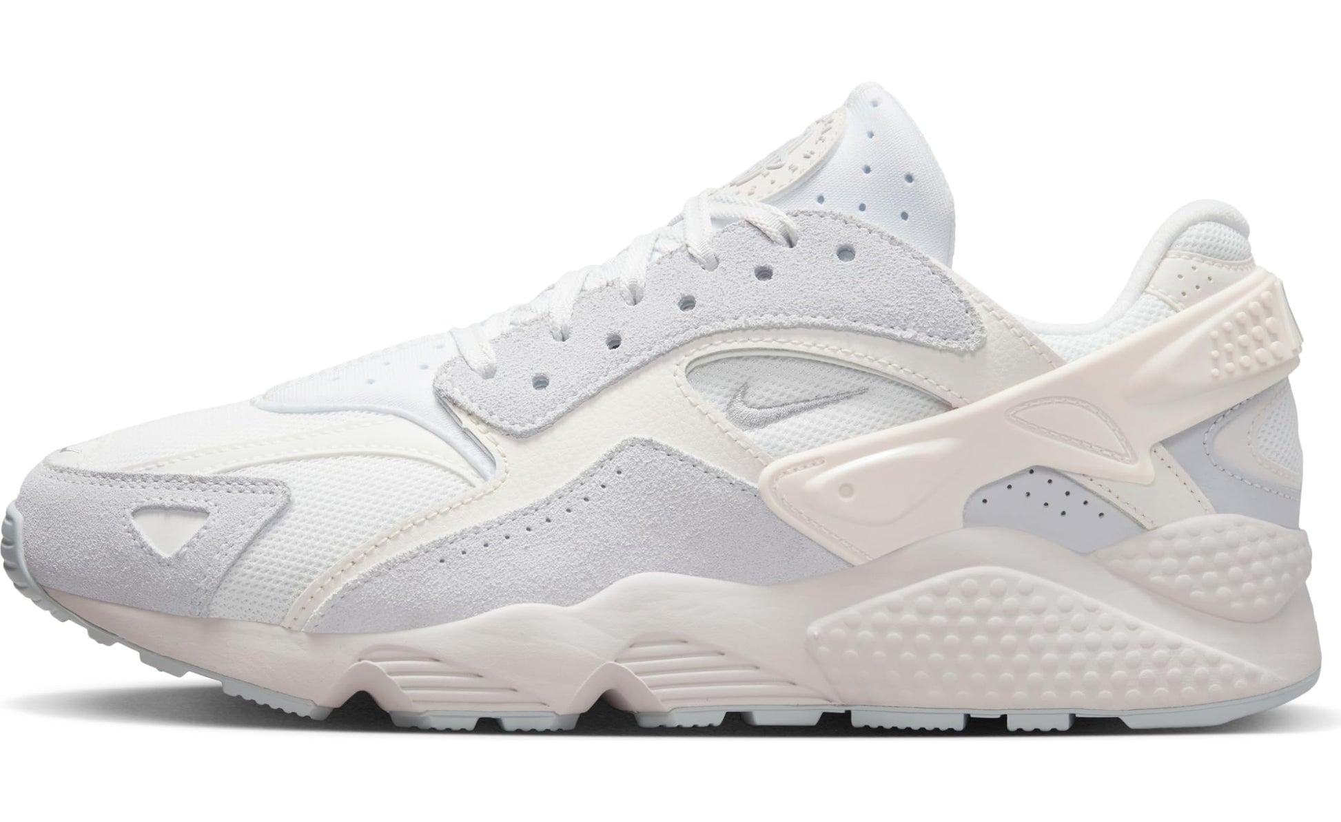 Nike Air Huarache Runner Mens Shoes (DZ3306-100 Summit White/White/Pure Platinum/) Size 8 - Renee Lane Company