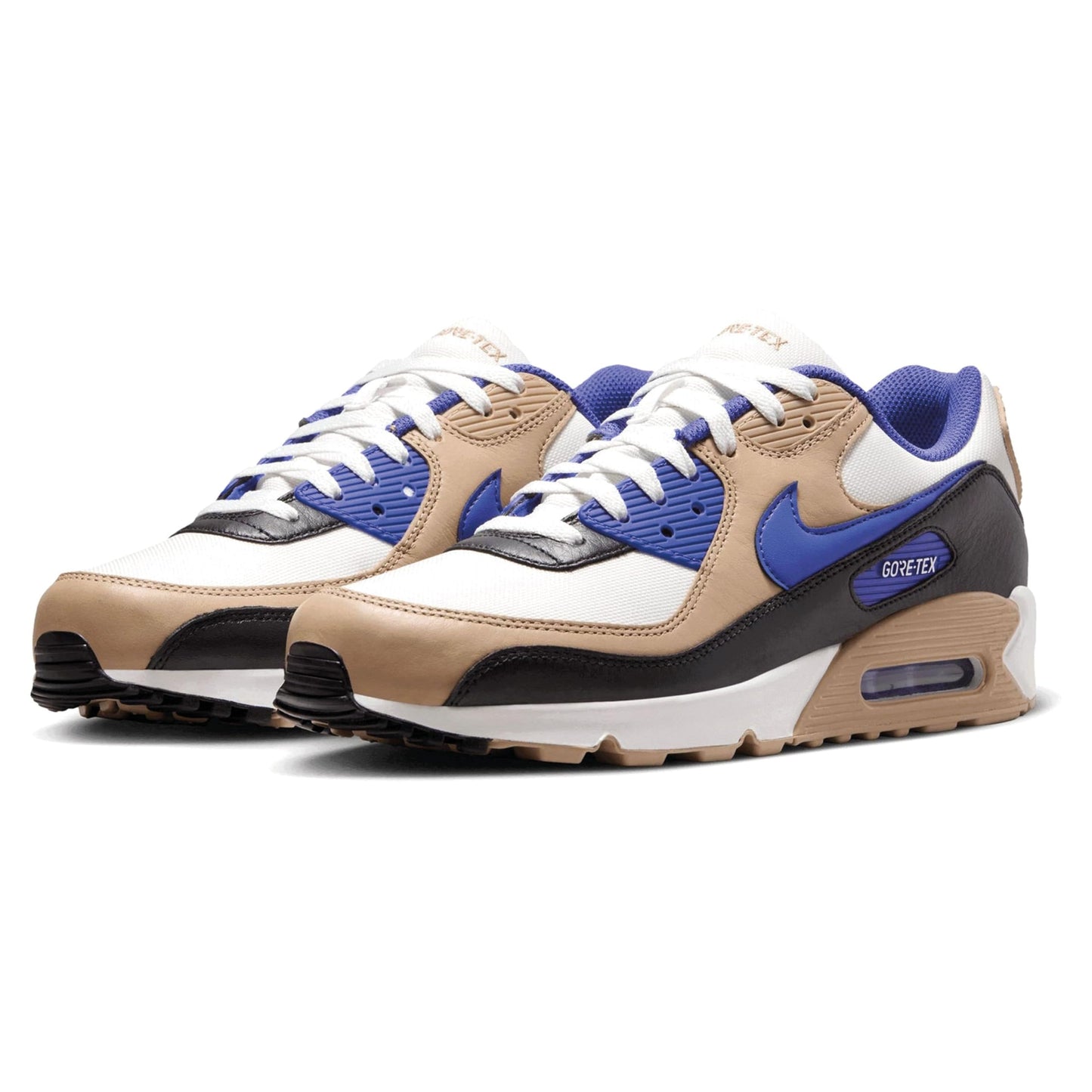 Nike Air Max 90 GTX Mens Shoes Size 8.5 Color: White/Brown-White - Renee Lane Company