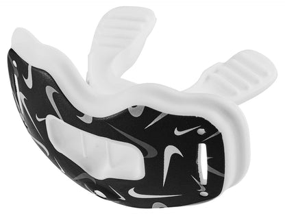 Nike Alpha Lip Protector Football Mouthguard White | Black | Gray - Renee Lane Company