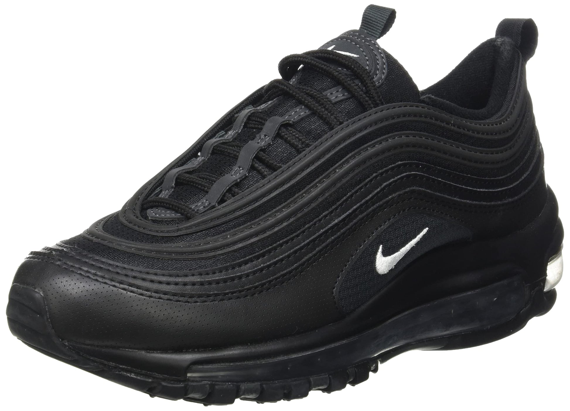 Nike Boys Air Max 97 (Big Kid) Black/White/Anthracite 5.5 Big Kid M - Renee Lane Company