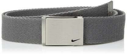 Nike Boys Big Single Web Belt Light Charcoal One Size - Renee Lane Company
