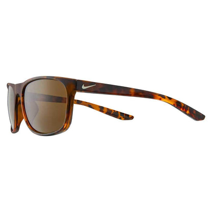Nike CW4652-220 Endure Sunglasses Tortoise Frame Color Dark Brown Lens Tint - Renee Lane Company