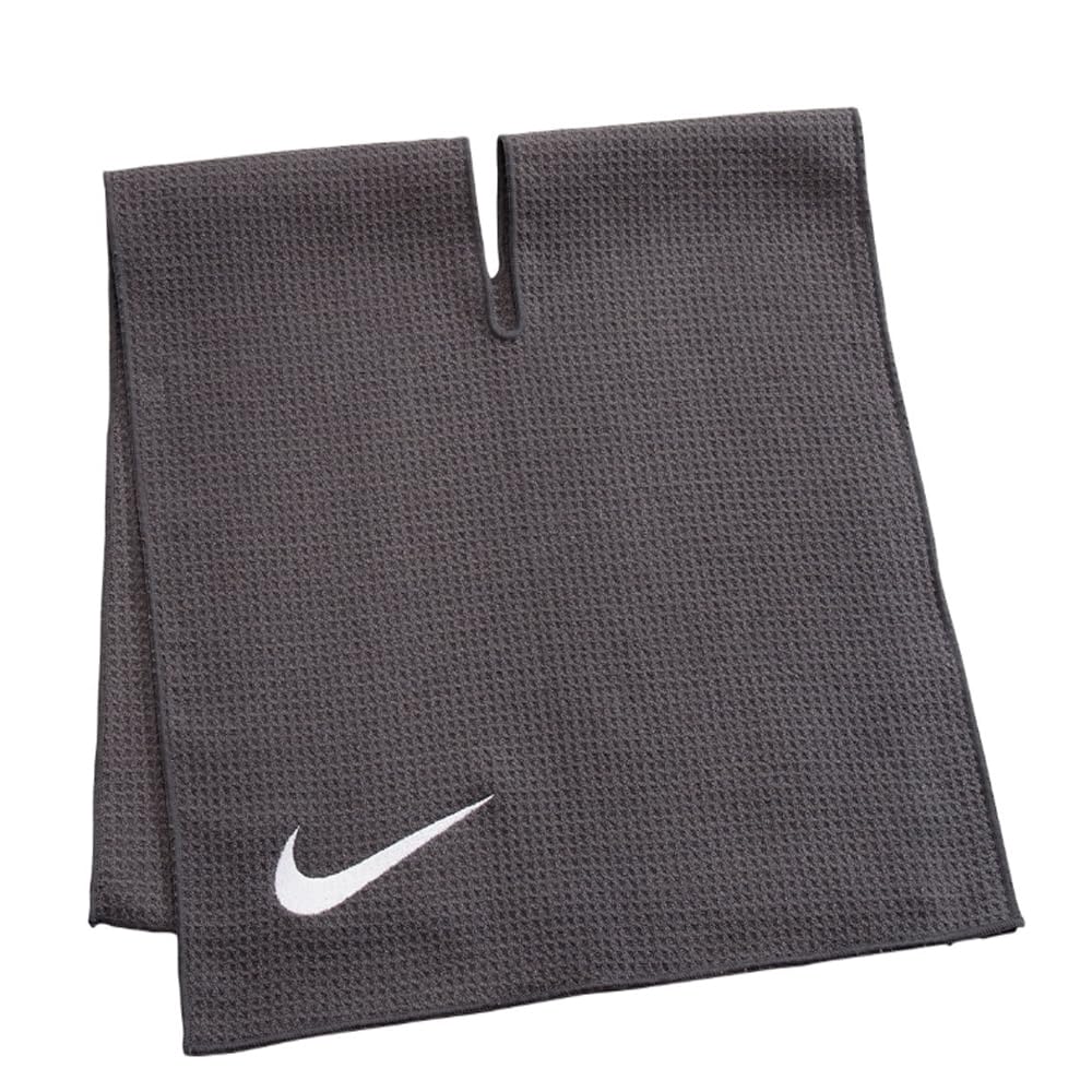 Nike Caddy Golf Towel 2.0 Grey/White - Renee Lane Company