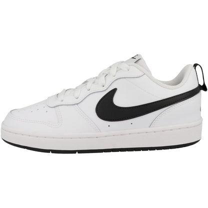 Nike Court Borough Low 2 (Big Kid) White/Black - Renee Lane Company