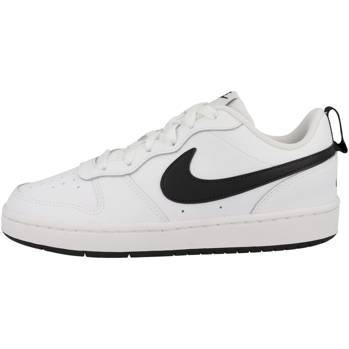 Nike Court Borough Low 2 (Big Kid) White/Black - Renee Lane Company