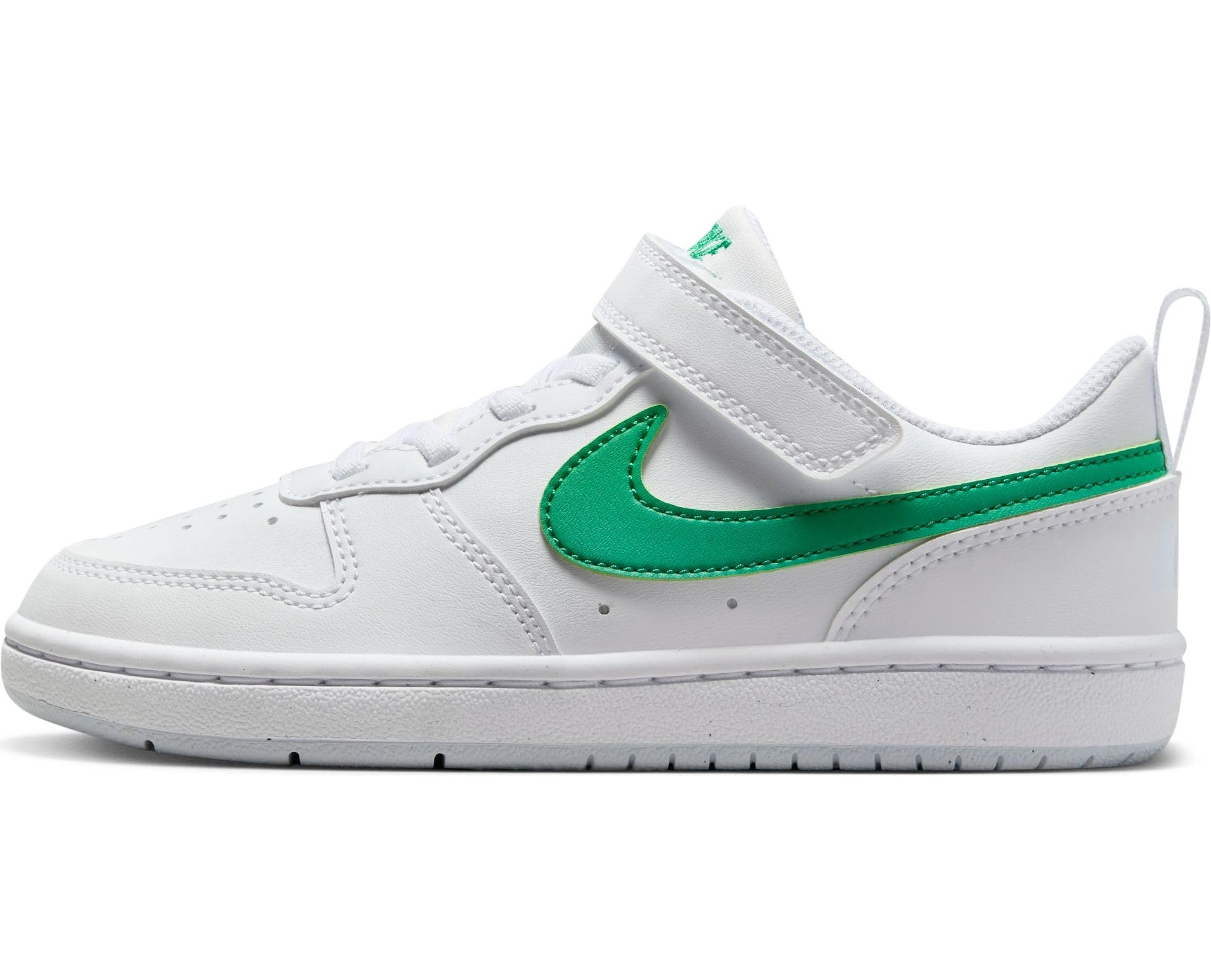 Nike Court Borough Low Recraft Baby/Toddler Shoes (DV5458-109 White/Football Grey/Stadium Green) Size 3 - Renee Lane Company
