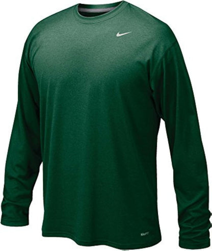 Nike Dk Green Legend Long Sleeve Performance Shirt (Extra Large) - Renee Lane Company
