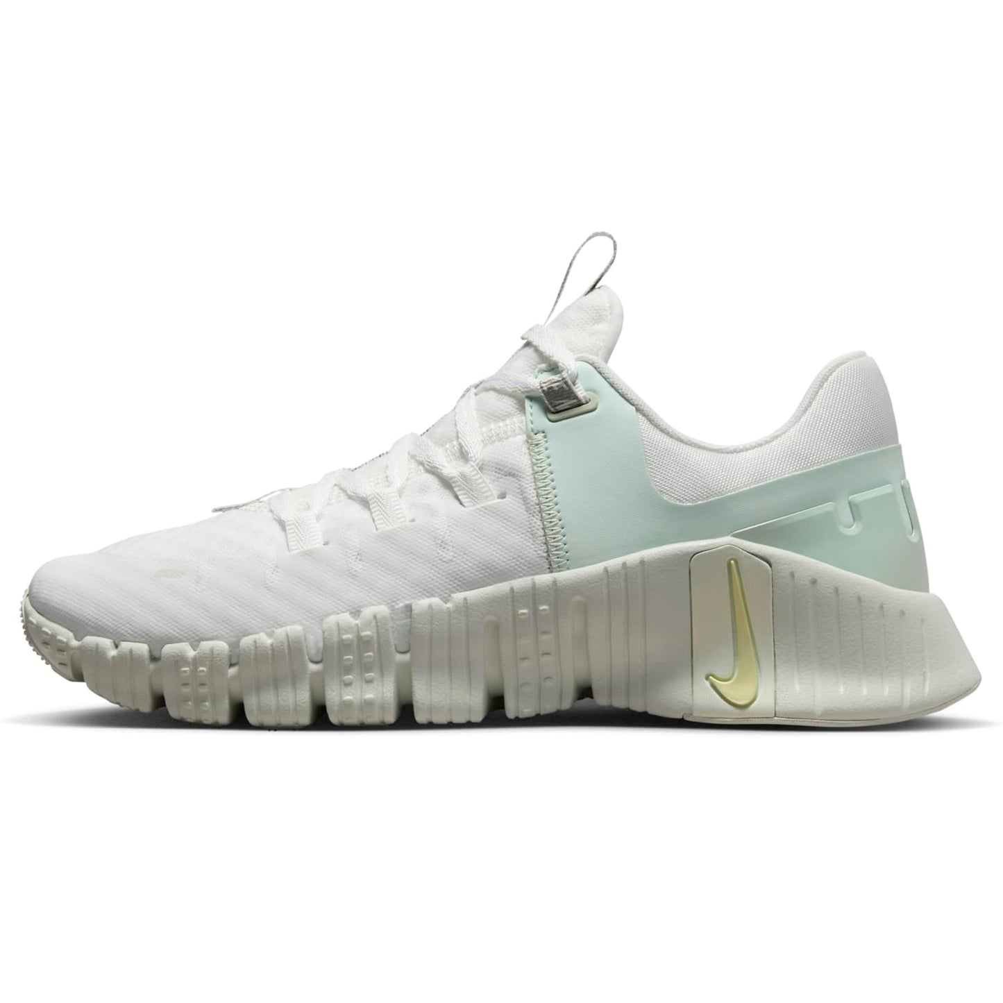 Nike Free Metcon 5 Premium Womens Workout Shoes (FJ1548-100 Summit White/Sea Glass/Barely Green/Light Lemon Twist) Size 7 - Renee Lane Company